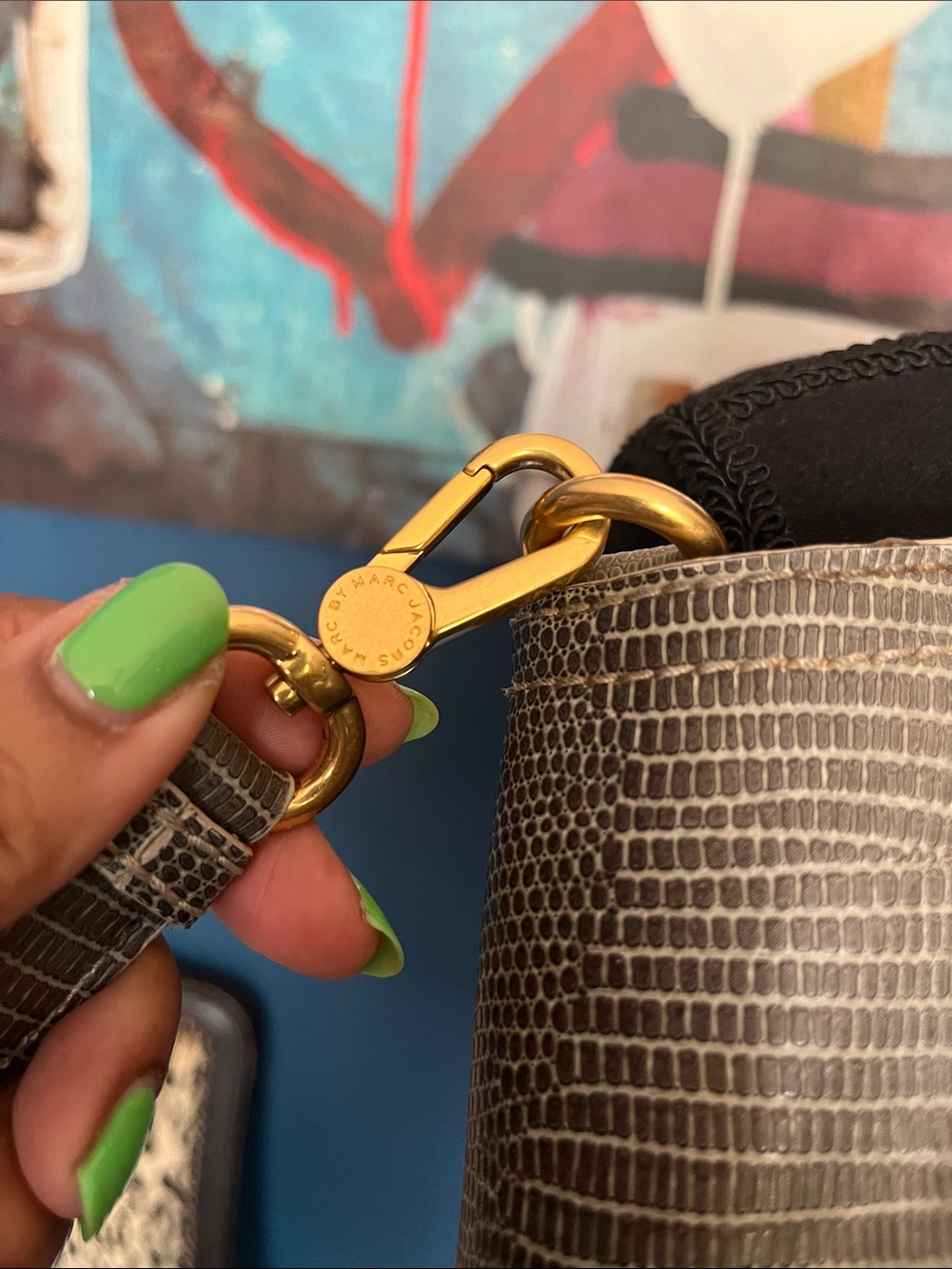 Marc by Marc Jacobs Embossed Satchel - Picture 3 of 15